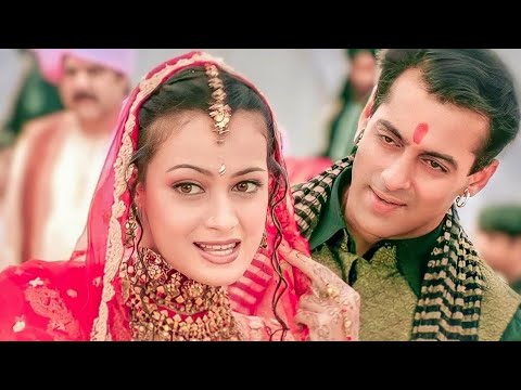 Mehndi Hai Rachi Mere Hathoon Mein 4k Video Song | Diya Mirza, Salman Khan | Sonu Nigam, Jaspinder