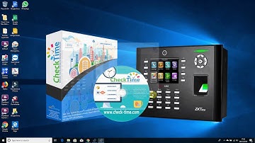 How to install Check Time fingerprint Time Attendance Management Software