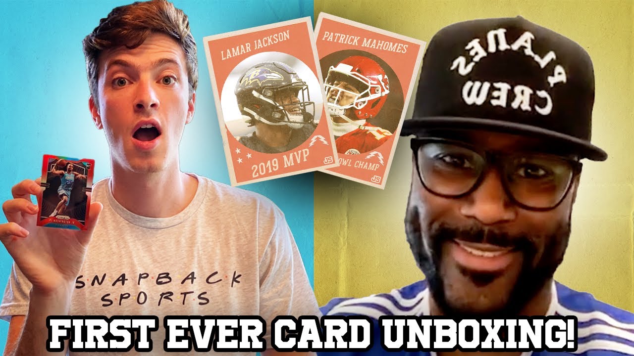 1ST EVER SPORTS CARD UNBOXING w/ Nate Burleson SnapBack Sports by
