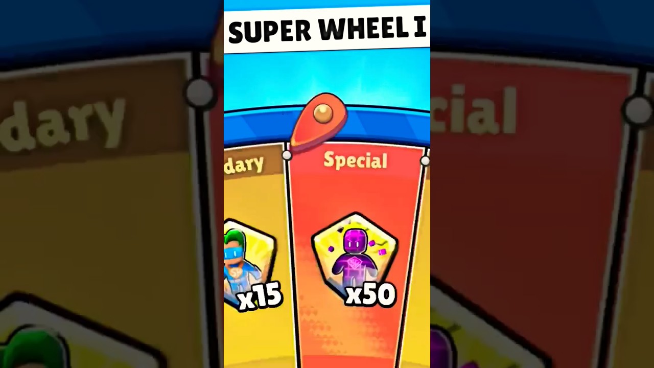Super Wheel Spin 🤑💯 in Stumble Guys 