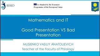 Good Presentation VS Bad Presentation