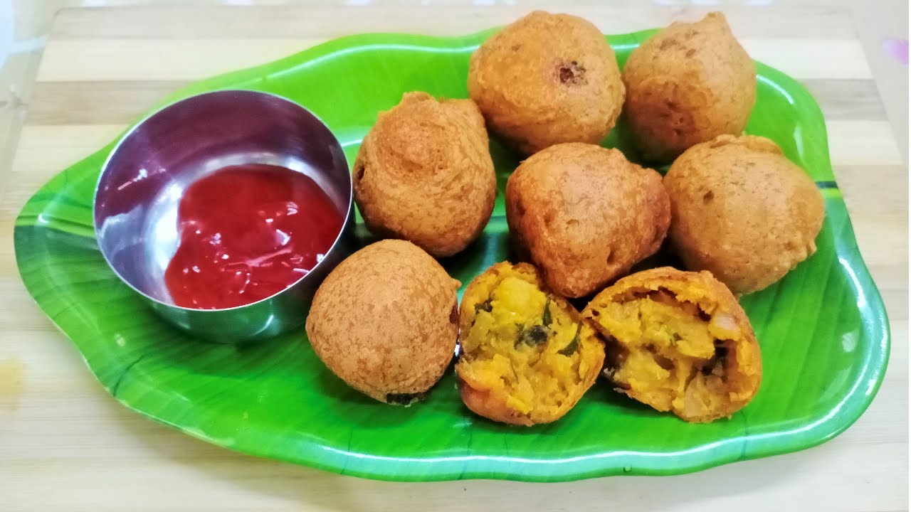 Aloo bonda recipe//100% tasty crispy Aloo bonda/Allugadde bonda/Aloo masala bonda/stuffed aloo bonda