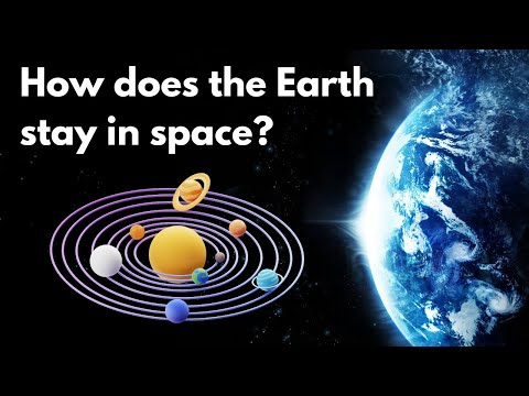 How does the Earth stay in space? |   Earth FLOAT in #space #universe #earth