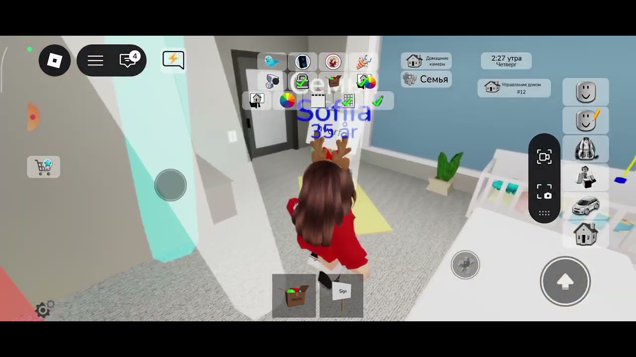 Играю в Brookhaven. С Лилианай