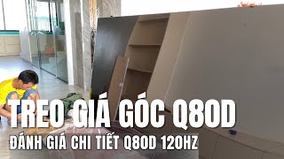 Samsung Q80D 75 inch RẺ BẤT NGỜ + Treo Góc Gọn Gàng Tại Nhà Anh Khách Gia Lâm