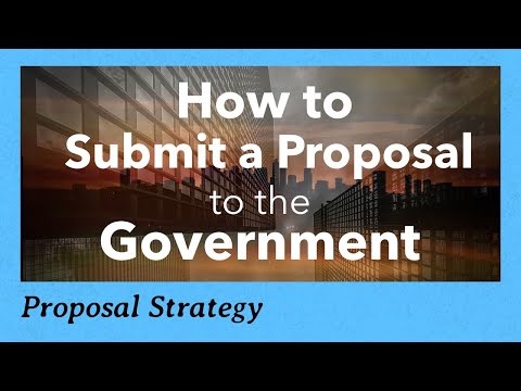 How to Write a Government Proposal Step-by-Step