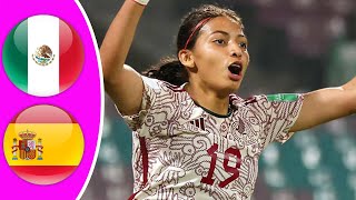 ¡México Sorprende al Campeón!  Victoria Épica ante España en el Mundial Sub-17 Femenil 2022