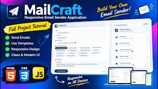 🌐 Build a Responsive Email Sender App Using HTML, CSS & JavaScript 🚀 | MailCraft Project