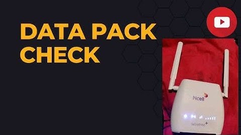 Ncell Router Data Pack Check || Router ka data pack check kaise kare 2022