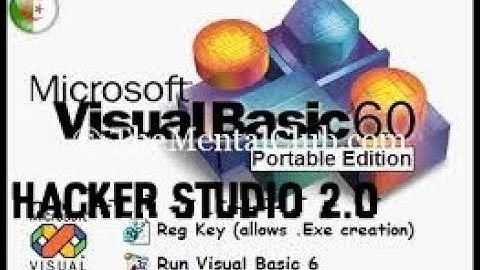 Microsoft Visual Basic 6.0 Portable | Size 5mb | Hacker Studio 2.0