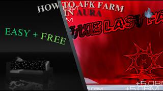 How to AFK grind in AURA.! (PC)