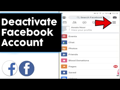 How To Deactivate Facebook Account 2021 Youtube