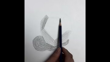 A beginner sketching a Dodecahedron #art #drawing #sketch