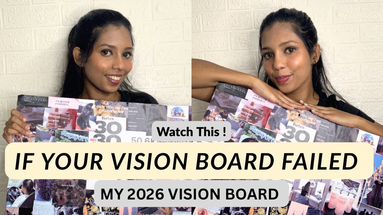 MAKE YOUR 2026 VISION BOARD | COMMON MISTAKES OF VISION BOARD | Effective manifesting technique 