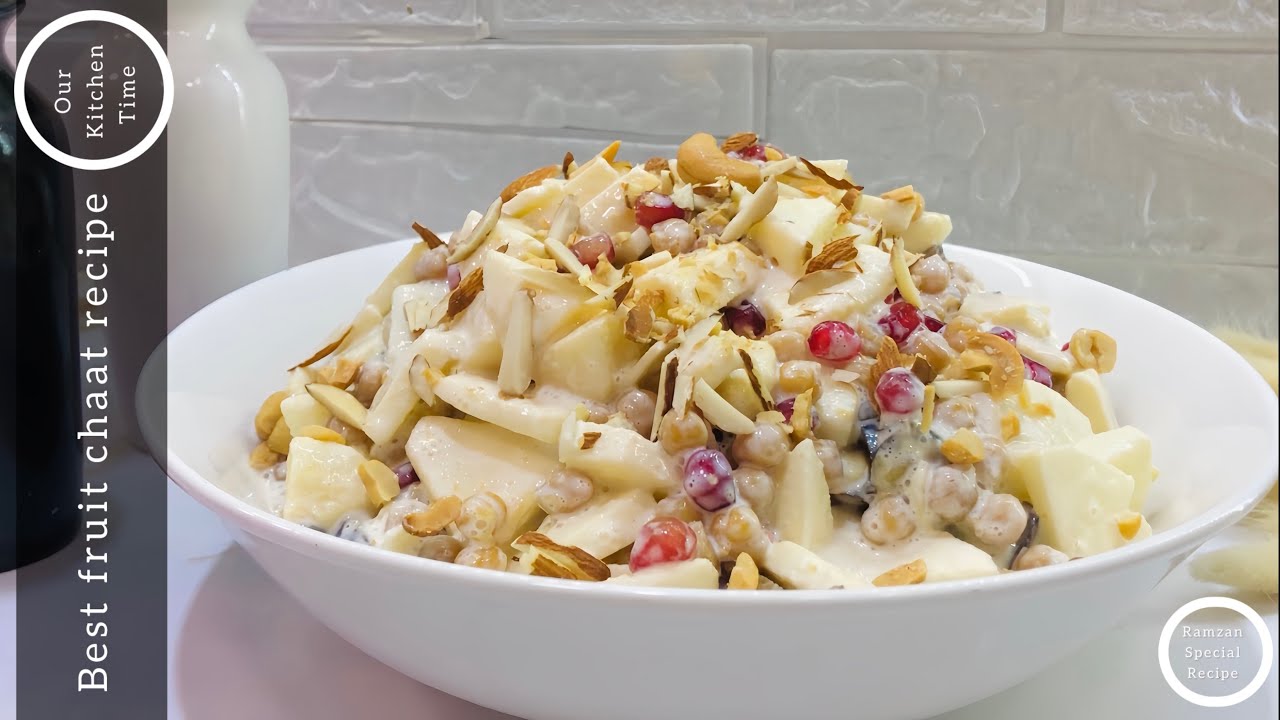 Creamy fruit chaat recipe | Easy creamy fruit chaat recipe Ramadan special 😍