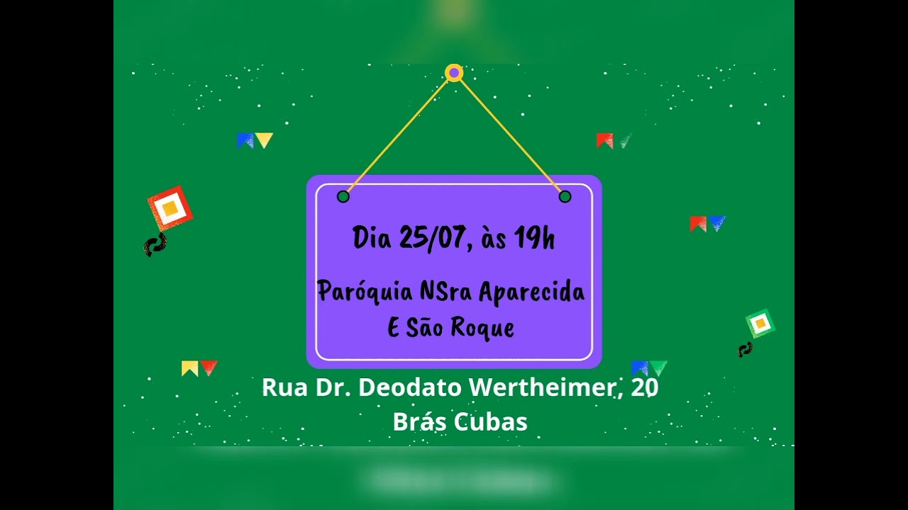 VÍDEO DIVULGAÇÃO - ARRAIÁ DE SÃO ROQUE 2025.