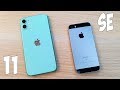 IPHONE 11 VS IPHONE SE - ТОТ СЛУЧАЙ КОГДА НЕ СТОИТ ПЕРЕПЛАЧИВАТЬ!