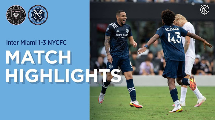 Match Highlights | Inter Miami CF 1-3 NYCFC