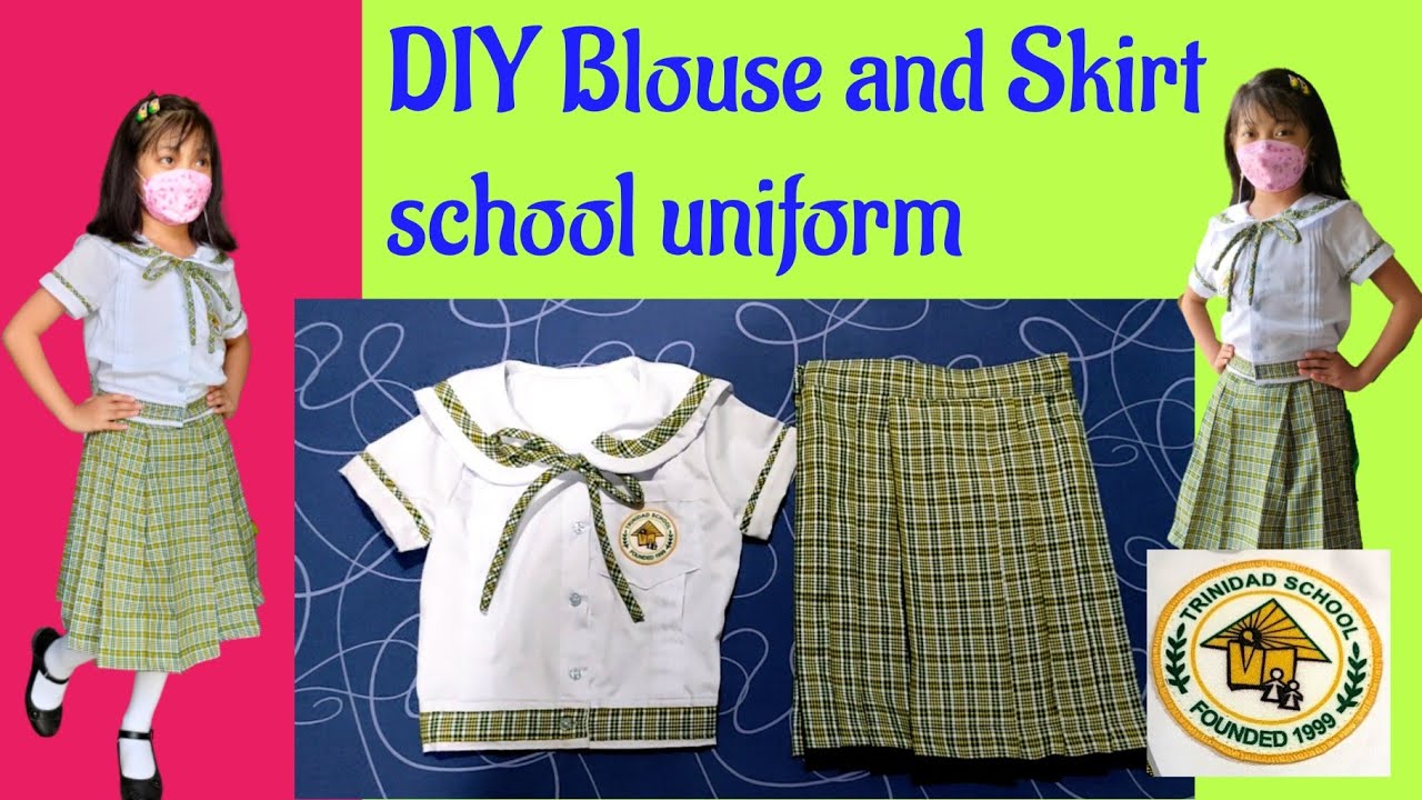 how to sew blouse and skirt school uniform? Trinidad School uniform