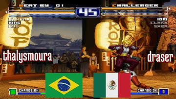 FT5 @kof2003: thalysmoura (BR) vs draser (MX) [King of Fighters 2003 Fightcade] Jan 22