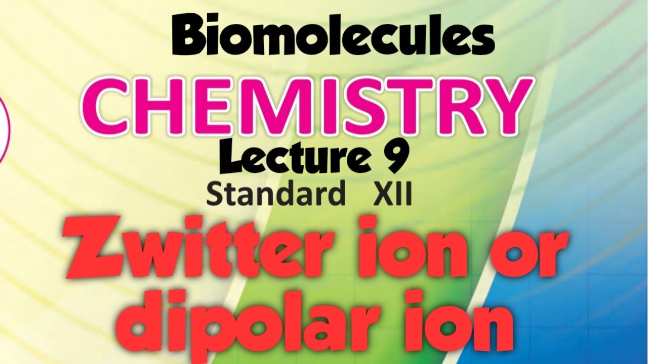 Explain Zwitter ion or dipolar ion