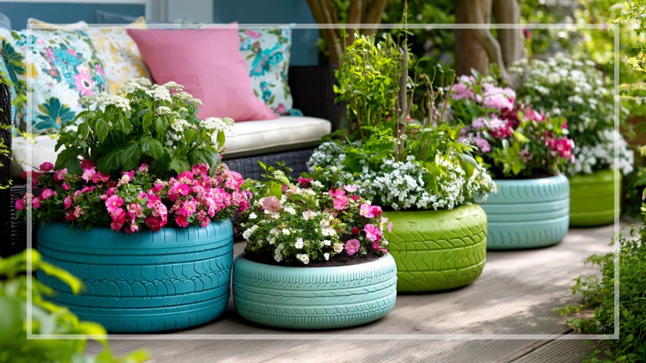 Small Outdoor Spaces Reimagined with Genius Vintage Recycled and Repurposed Garden Ideas