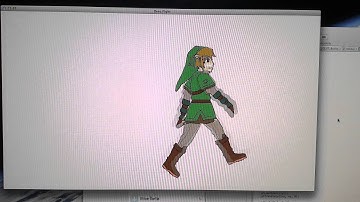 Link Animated 2D walking OpenGl