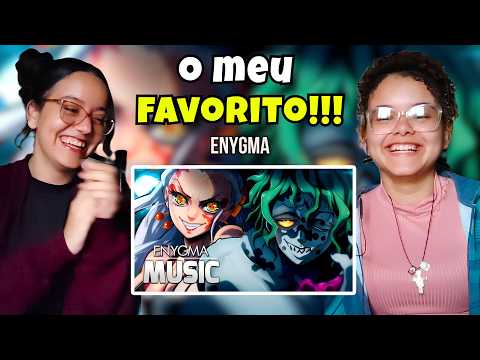 Lua Superior 6 | Daki e Gyutaro (Kimetsu no Yaiba) | Enygma feat. @Miistery - REACT JuAna #002