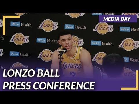 Lakers Press Conference: Lonzo Ball on Media Day