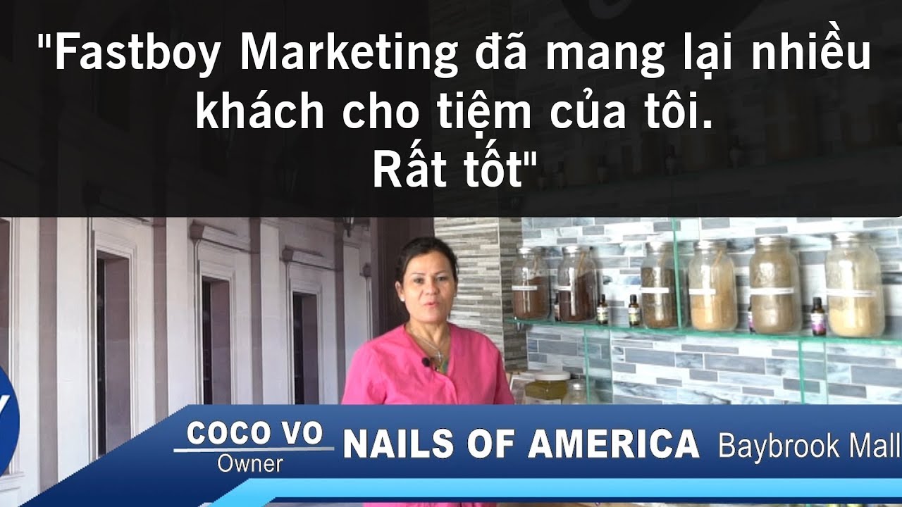Ms. Coco Vo Chia sẻ sử dụng dịch của Fastboy Marketing Nails Of