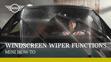How to set up the windscreen wiper functions I MINI How-To