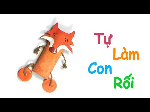 Video Hướng dẫn làm chú rối cáo bằng giấy, How to make a... - youtube