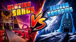 Temple Run 2: Blazing Sands vs Frozen Shadow | Karma Lee Shadow Walker vs Scarlett Fox Mountaineer