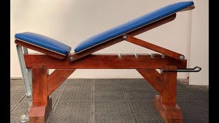🏋️‍♂️💪COMO HACER UN banco para HACER EJERCICIO muy fácil. DIY Adjustable  Wooden Gym Bench 