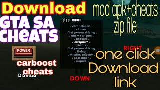 GTA SA cheats download | cheats zip file & mod apk. screenshot 5