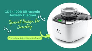 LifeBasis CDS-400B Professional Ultrasonic Jewelry Cleaner Special Design for Jewelry