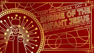 English Mass & Novena  || Day_8 || Infant Jesus Shrine Nashik || 09 February 2023 || 12 Noon ||