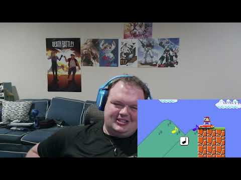 Mario Deals with Reverse Floor is Lava - Mario can ONLY touch Lava Reaction