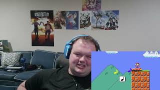 Mario Deals with Reverse Floor is Lava - Mario can ONLY touch Lava Reaction