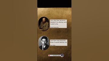 Kafka & Dostoevsky on Love That Destroys #kafka #shorts