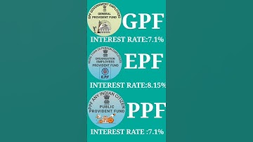 #pf #gpf #epf #ppf India  मे  PF कितने प्रकार के होते हैं