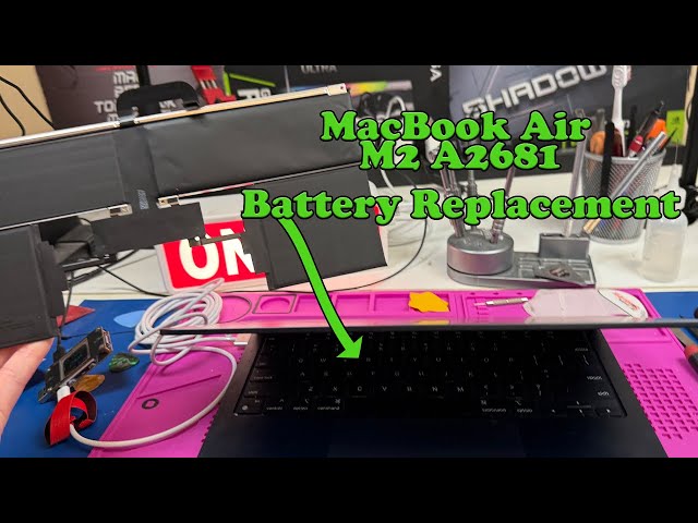 MacBook Air M2 (A2681) Battery Replacement Guide | Step-by-Step