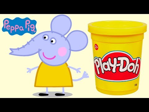 How to Make Emily Elefant From Peppa Pig With Play-Doh | Modelling Clay