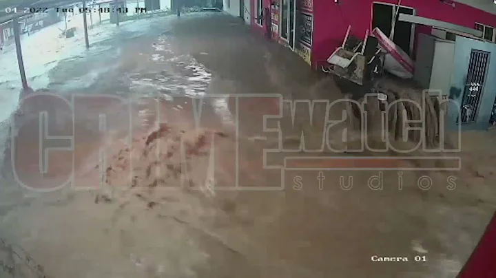 Derrick Pollard saved from drowning by cousin Andy...