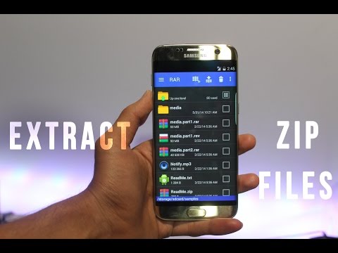 Video: How To Open Zip On Your Phone