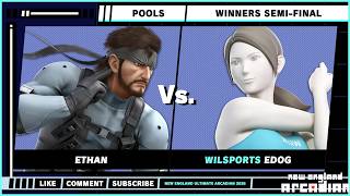 New England Ultimate Arcadian 2026 - Pools - Ethan (Snake) VS Edog (Wii Fit Trainer) - SSBU screenshot 2