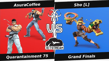 Quarantainment 75 Grand Finals - AsuraCoffee (Ryu) Vs Sho [L] (Min Min, Terry) - SSBU