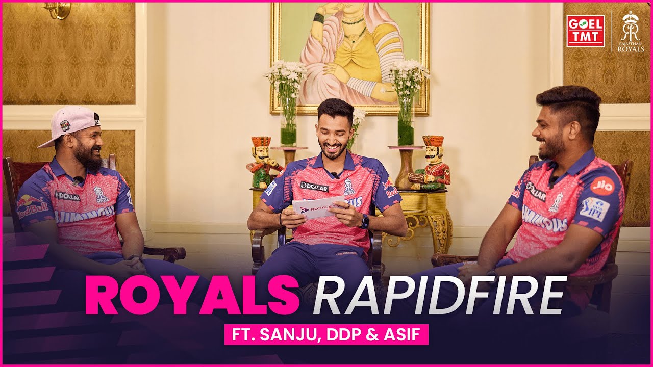 Big Reveals From Asif DDP and Sanju  Royals Rapid Fire  IPL 2023  Rajasthan Royals