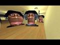 RUNNING FROM DJ OBUNGA IN THE BACKROOMS! (SCARY) 🏃‍♂️💨 #gmod #nextbot