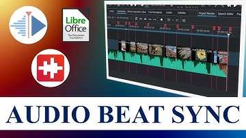 Audio Beat Sync in Kdenlive | Video Editing Tutorial | ft. LibreOffice and Tenacity